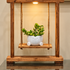 Swing Planter With Grow Light