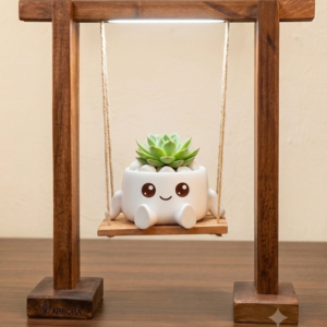 Swing Planter With Grow Light
